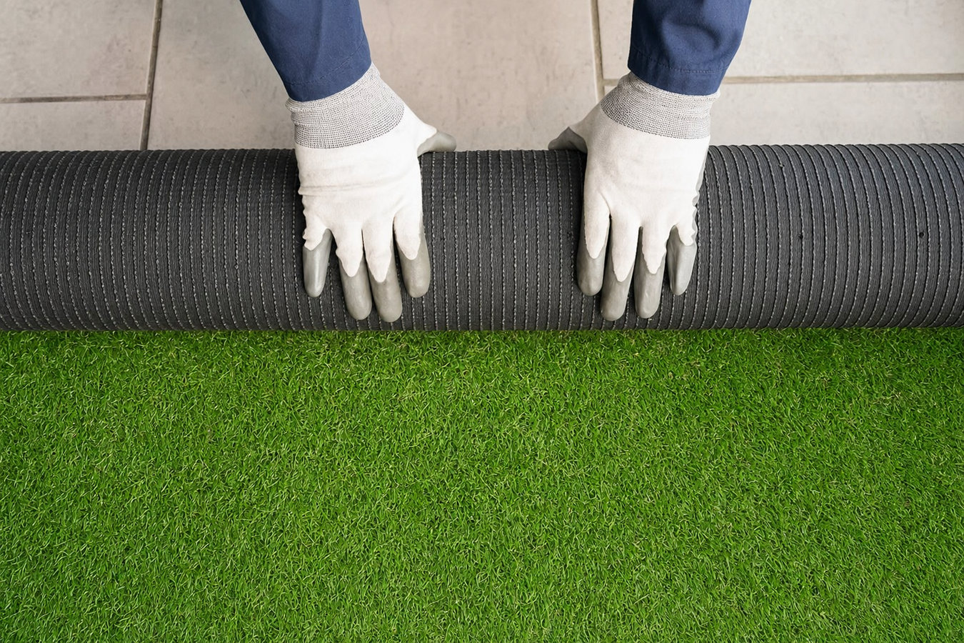 Artificial turf installation