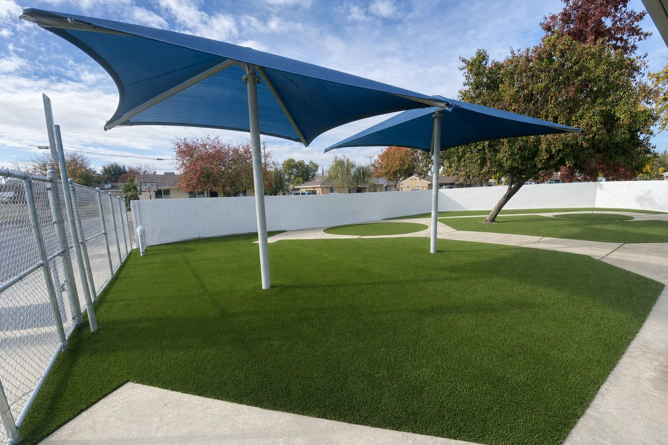 Commercial turf installation in Edgewater, FL