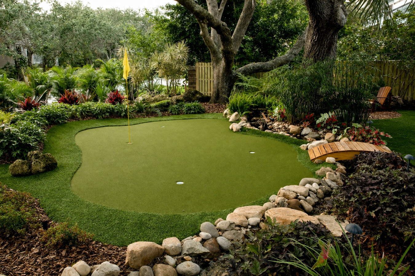 Putting green turf in Edgewater, FL
